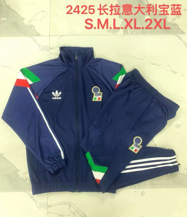 AAA Quality Italy 24/25 Tracksuit - Dark Blue